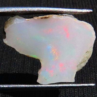 5,10 ct Äthiopischer Opal Roh Welo Fire Opal Unbehandelt 13x18x3 mm CS_803