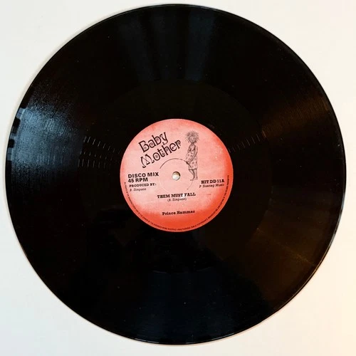Prince Hammer - Them Must Fall / Ball Of Fire. Hit Run Hitrun. Rare reggae 12".