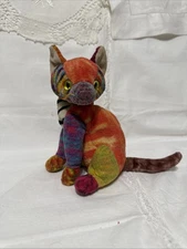 2000 Ty Beanie Baby Kaleidoscope Cat 7 inch