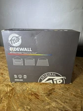 E-Z UP Sidewall w Mesh Window ANGLE Leg STEEL Grey 10 ft #SW3MW10SGAL