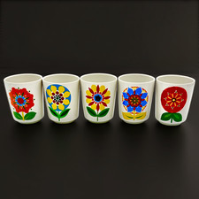 Villeroy & Boch SEPTFONTAINES 5x Kaffeebecher Kakaobecher Vintage 0,25L wie NEU