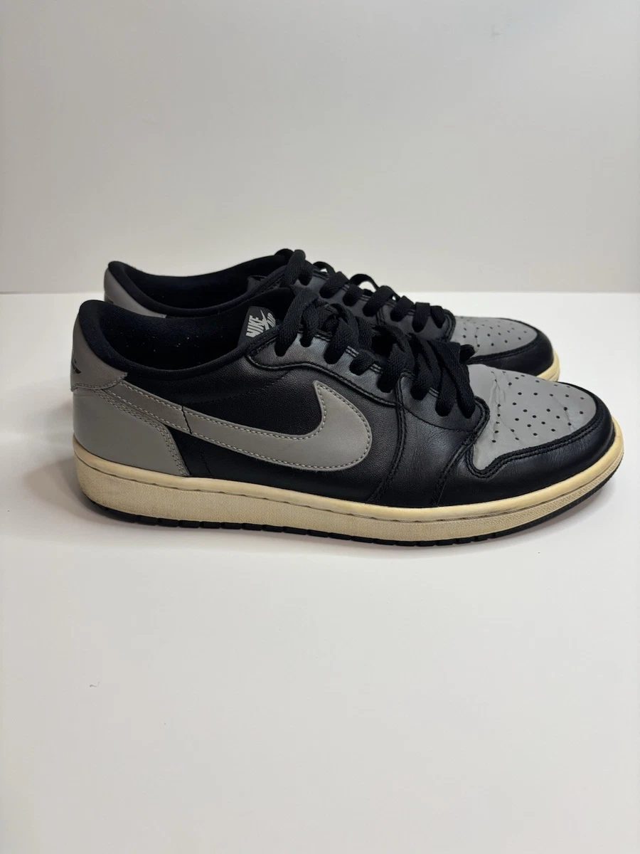 Preços baixos em Jordan 1 Retro Low Dark Grey Black | eBay