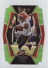 2021 Select Premier Level Neon Green Prizm Die-Cut /349 Demetric Felton #197 7l6