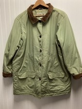 L.L. Bean 80 s Vintage Canvas Field Hunting Jacket Green/ Brown Women s 3X