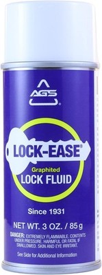 Automotive Solutions Lock-Ease Graphite Lock Lubricant   3oz Aerosol, Prevent...