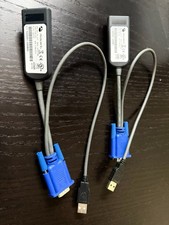 Lot of 2 Avocent AVRIQ-USB KVM Server Interface Module 520-291-507 USB VGA IQ
