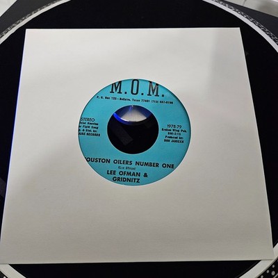 Houston Oilers Number One, 1978 NFL Football Song, Novelty RARE LIMITED EDITION