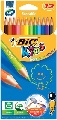 BIC KIDS Buntstifte Evolution ecolutions 12er Kartonetui