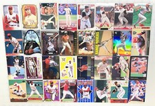 BARRY LARKIN - Huge 32 card lot! Prizm-Fleer-Upper Deck-Donruss+ REDS! HOF $$$