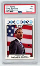 2008 Topps BARACK OBAMA #BO President Campaign Nice PSA 9 MINT M10