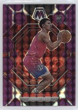2022-23 Panini Mosaic Rookies Purple Mosaic Prizm 7/99 Johnny Davis #243 6k2