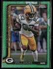 2025 Topps Chrome Football Football Leather Green Refractor Savion Williams #340