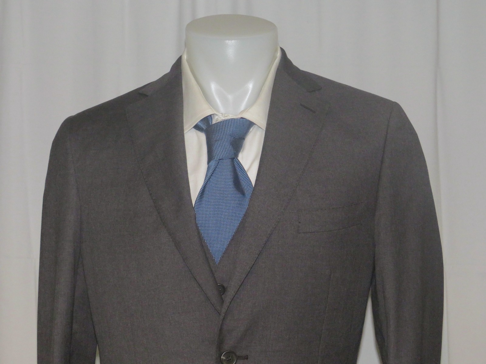 Brioni Custom Made Current Solid Charcoal Two But… - image 5