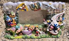 Walt Disney World 3D Musical Photo Frame Plays Zip-A-Dee-Doo-Dah Characters RARE