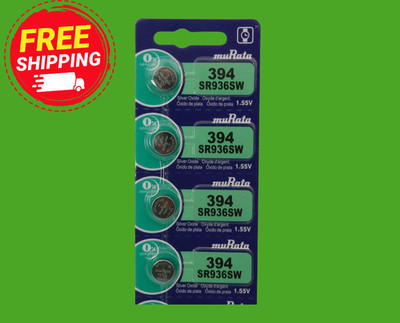 Murata  394 SR936SW Watch Battery  (Exp 2028 )  4Pcs