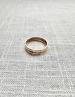 Hammered Copper Ring Band: Minimalist Unisex Jewelry (4mm) , All Size