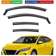Extra Durable Window Deflectors in-Channel Window Visors Rain Guards Fit for ...