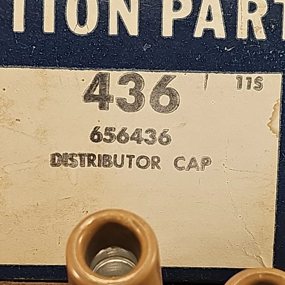 Vintage NOS ATLAS IGNITION PARTS 436 DISTRIBUTOR CAP - Image 2 of 3