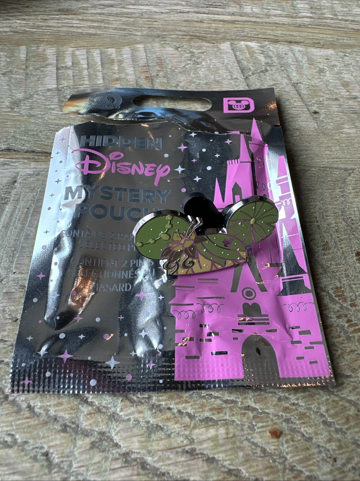 Authentic Hidden Mickey Pin Wave B 2025 Walt Disney World Tiana Ear Hat