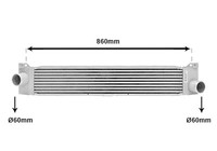 VAN Wezel LadeluftküHler FüR Fiat Ducato Citroen Jumper Peugeot Boxer