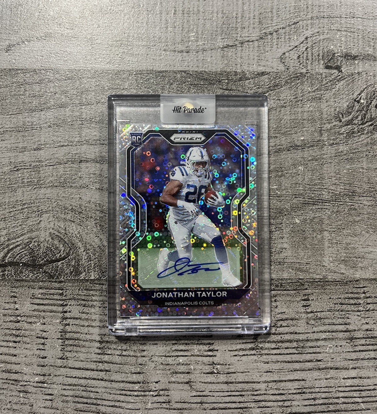 2020 Panini Prizm Jonathan Taylor No Huddle Disco Rookie Auto Colts #332 HOT