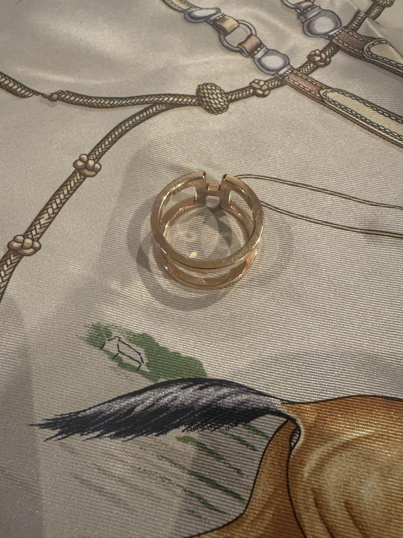 HERMES Scarf RIng H en Rond made in France 26 | eBay