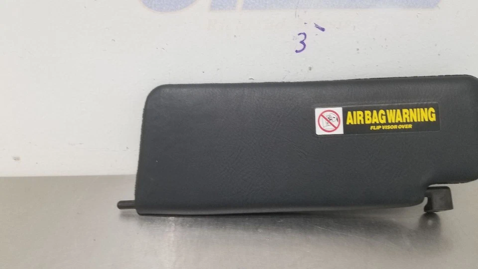 05 HONDA S2000 S2K AP2 SUN VISOR RIGHT PASSENGER BLACK - Image 4 of 4