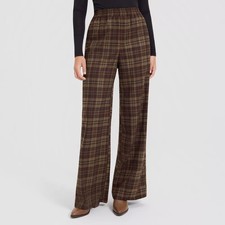 Women's Mid-Rise Wide Leg Suit Pants - A New Day