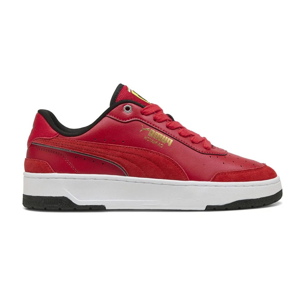 PUMA Scuderia Ferrari Ca Match Lace Up Mens Red Sneakers Casual Shoes 30862102