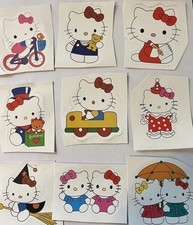  9 Hello Kitty Stickers Scrapbooking Decorate Room Crafts