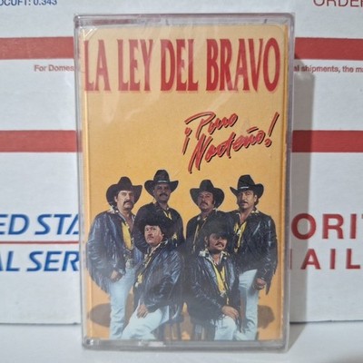 La Ley del Bravo Puro Norteno Cassette 1996 Corridos Racheras New Sealed