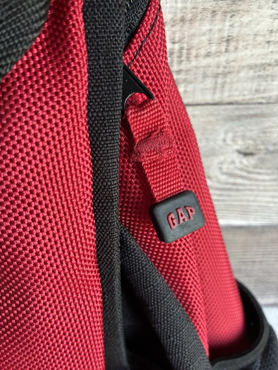 Vintage GAP Sling Cross Body Backpack Red Early 2000's Y2K