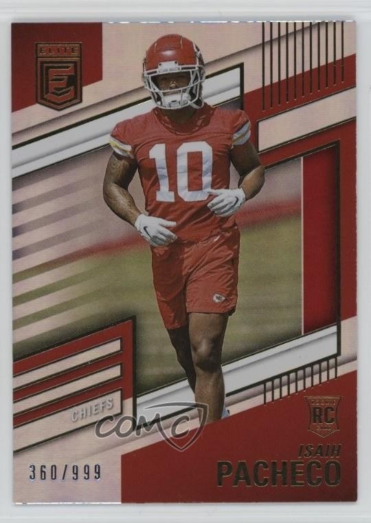 2022 Panini Donruss Elite Rookies 360/999 Isiah Pacheco #183 0c6