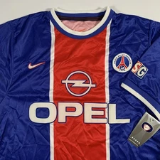 VTG 90s Nike Paris Saint-Germain PSG 1999-2000 Home Jersey Mens Small NWT