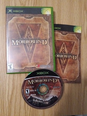 The Elder Scrolls III 3: Morrowind (Original Xbox, 2002) with Manual 