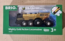 Brio Toys - Mighty Gold Action Locomotive - NEW
