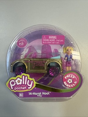 2006 Polly Pocket Mattel Series 2 #13 14-Karat Kool Polly Wheels NIP