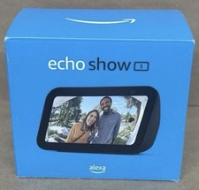 Amazon Echo Show 5 3rd Gen, Black, 5.5" Display New Open Box