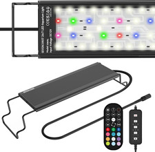 24/7 LED Aquarium Light with Remote for 12-18 Inch Plant Fish Tank IP68, 12-Co