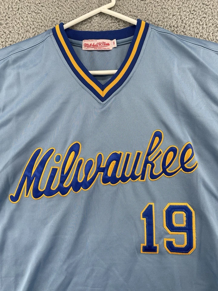 Camiseta de los Cerveceros Robin Yount Colección Mitchell & Ness Cooperstown 1982 Talla 48 XL Foto 3 de 4