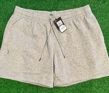 Under Armour Men's Playback Essential Fleece Sweat Shorts Gray 2XL NWT 1377532.