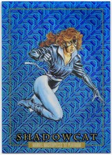 2024 Upper Deck Marvel Masterpieces ‘92 Platinum - Blue Traxx - Shadowcat #75