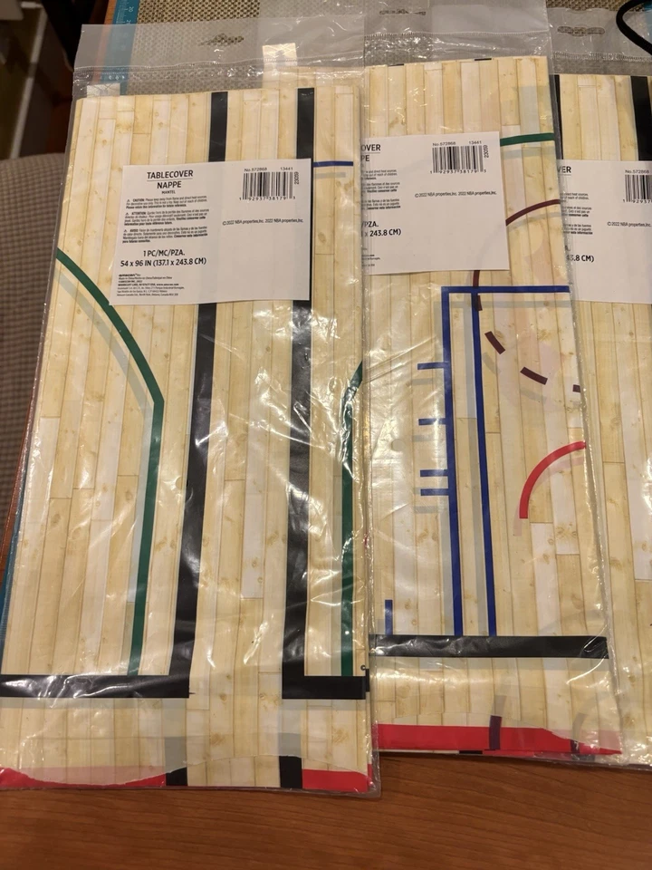 Basketball Party Tablecover - Set of 3pcs Sports Theme Party Decorations - Image 3 of 4