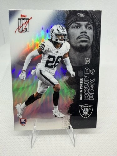 2025 Topps Signature Class #204 Darien Porter Chrome Refractor Las Vegas Raiders