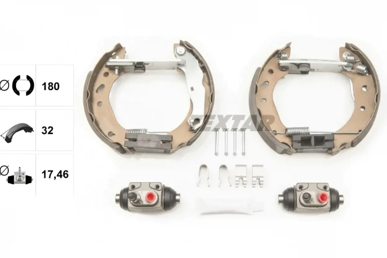 Textar Grise Jeu De Mâchoires De Frein Shoe Kit Pro 84048800 Ford;Mazda - Image 3