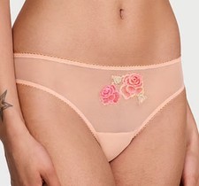 Victoria s Secret DREAM ANGELS Floral Embroidered Bikini Panty Medium NWT