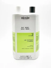 Nioxin System #2 SET Shampoo and Conditioner Duo 33.8 oz, Each