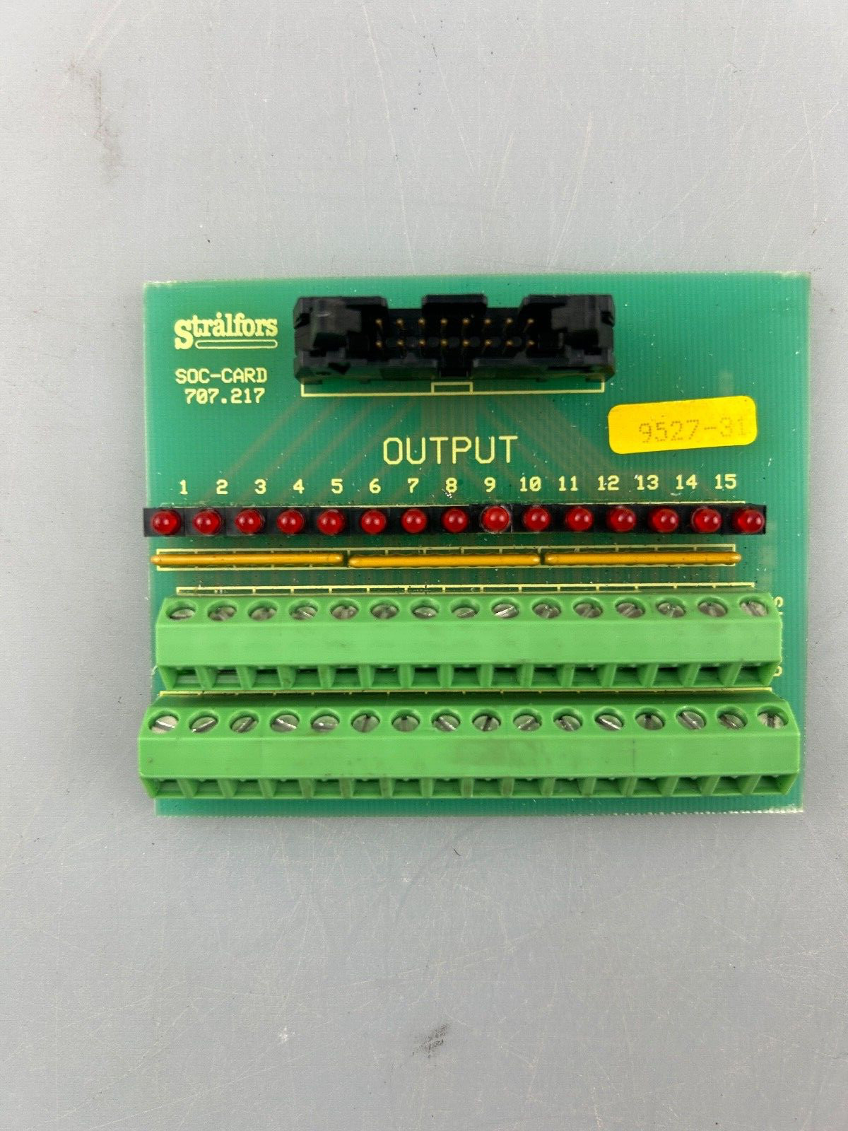 Stralfors, SOC-Card, 707.217, Wago Phoenix Contact (Used)