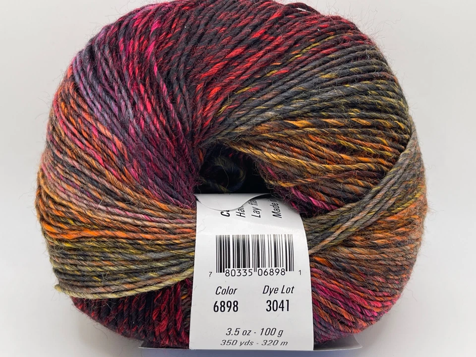 Berroco Millefiori Light #6898 Water Color Sport Wt Wool Acrylic Yarn 100g 350yd - Image 4 of 4