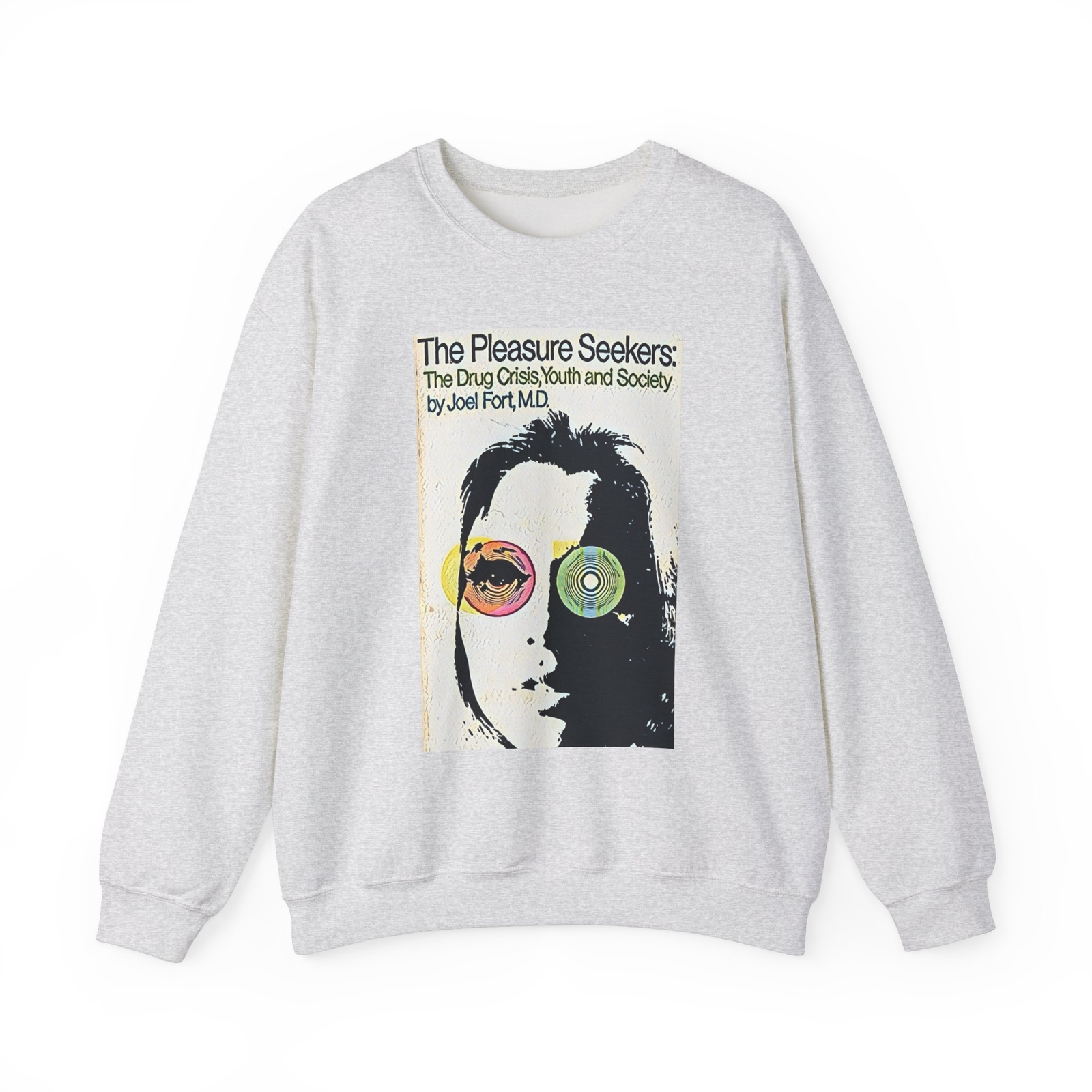 The Pleasure Seekers Graphic Print Art LS Unisex Heavy Blend Crewneck Sweatshirt